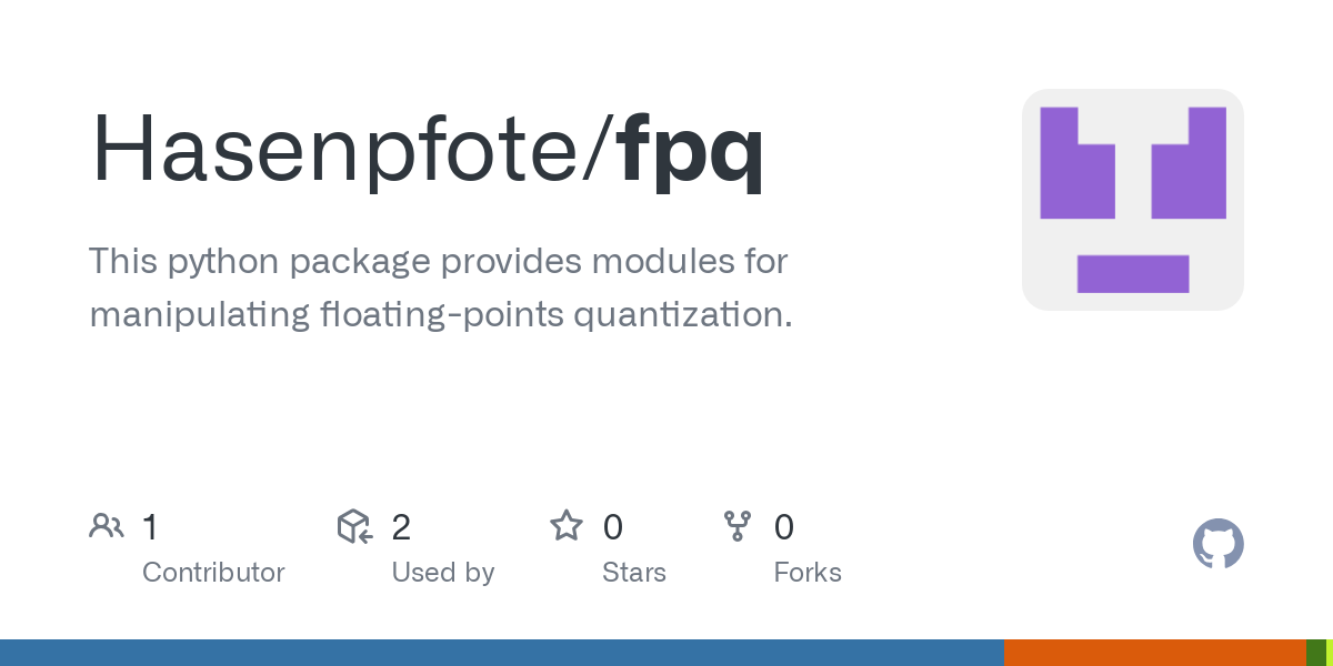 This python package provides modules for manipulating floating-points quantization. - Hasenpfote/fpq