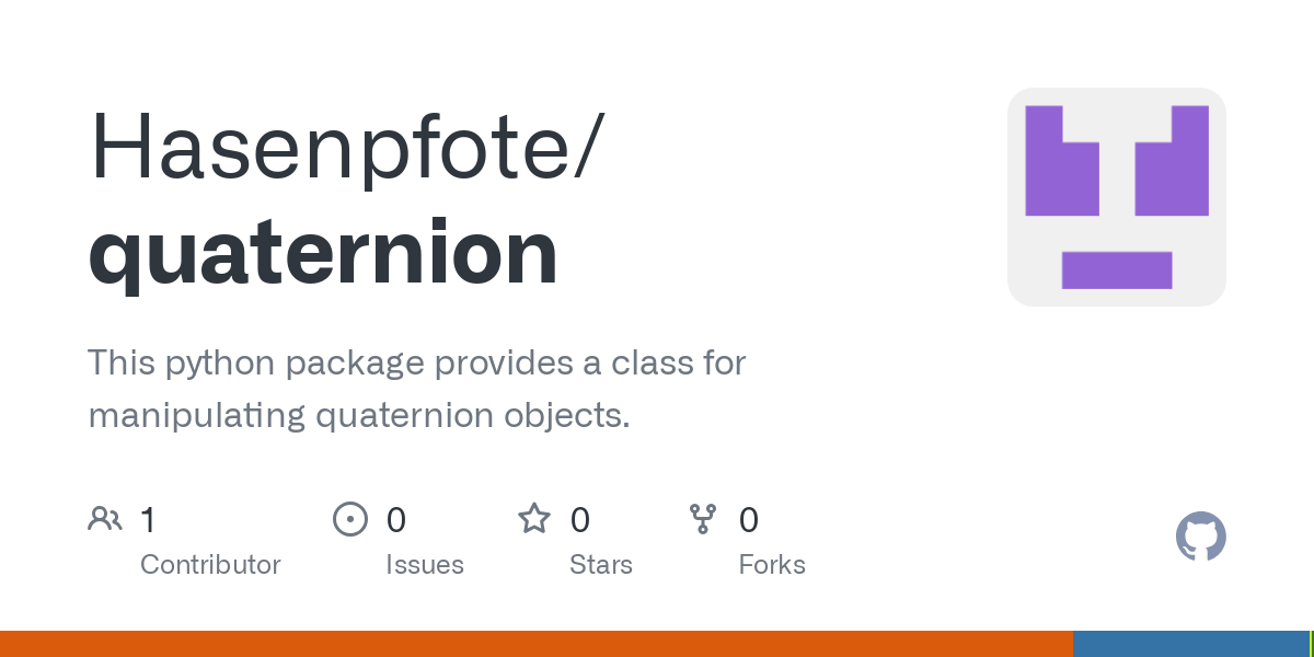 This python package provides a class for manipulating quaternion objects. - Hasenpfote/quaternion