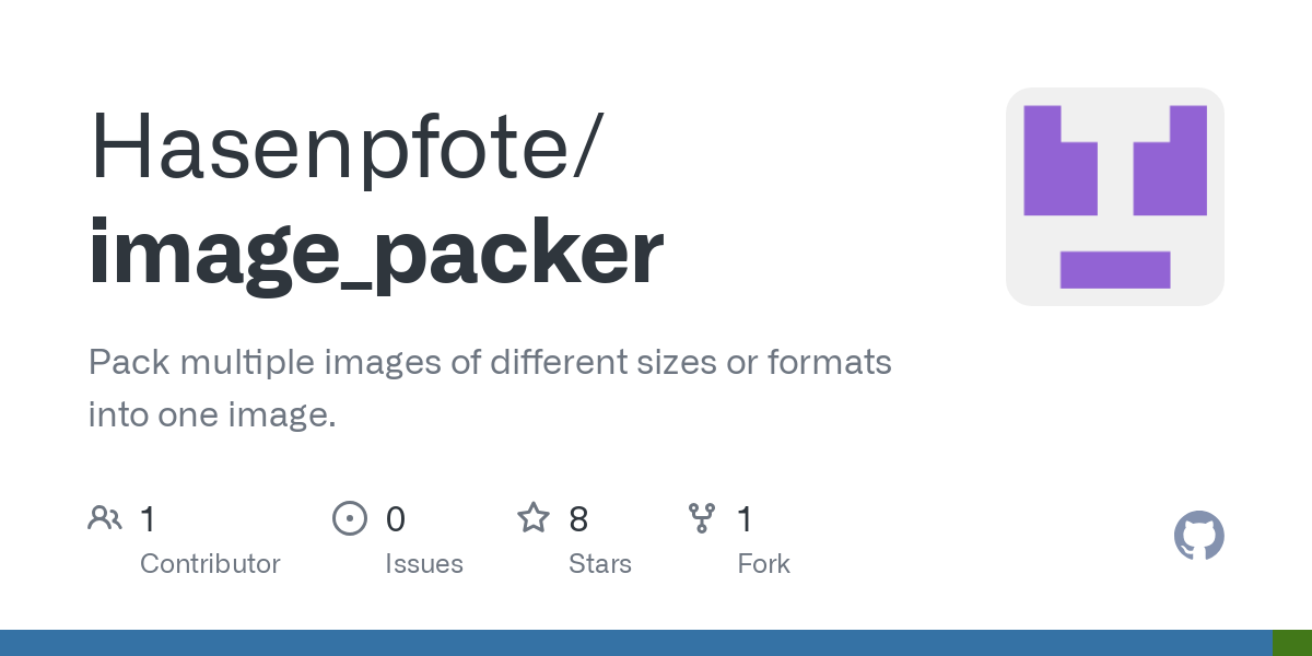 Pack multiple images of different sizes or formats into one image. - Hasenpfote/image_packer